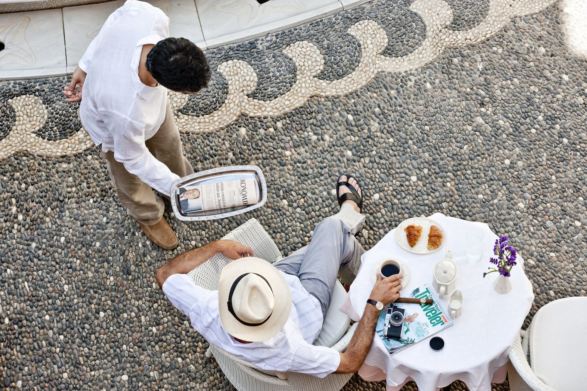 Agios Andonios  Palazzo Rimondi Boutique酒店 餐厅 照片